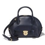 Ferragamo Blue Medium Fiamma Bag