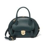 Ferragamo Green Medium Fiamma Bag