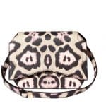 Givenchy Beige/Pink Jaguar Printed Bow Cut Medium Bag