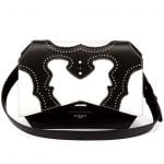 Givenchy Black/White Brogue Bow Cut Medium Bag