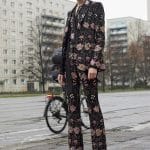 Givenchy Multicolor Vintage Flowers Embroidery Suit - Pre-Fall 2016