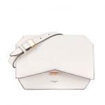 Givenchy White Lizard Bow Cut Medium Bag