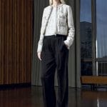 Givenchy White Matelasse Worn Leather Jacket - Pre-Fall 2016