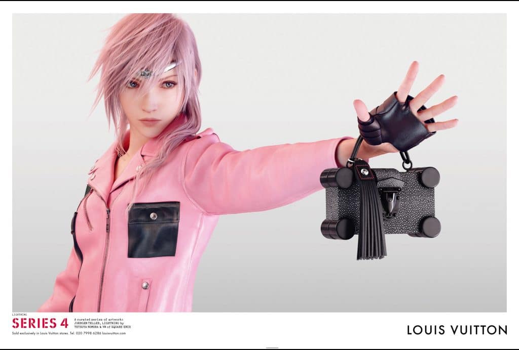 Louis Vuitton Spring 2016 Campaign featuring Lightning Final fantasy