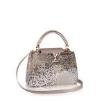 Louis Vuitton Beige Sequins Capucines BB Bag