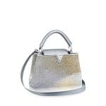 Louis Vuitton Bleu Clair Sequins Capucines BB Bag