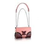 Louis Vuitton Pink Braided Corner Epi Twist MM Bag