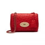 Mulberry Fiery Spritz Ostrich Lily Bag