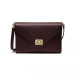 Mulberry Oxblood/Buttercream Delphie Small Bag
