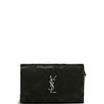 Saint Laurent Black Monogram Guipure Lace Chain Wallet Bag