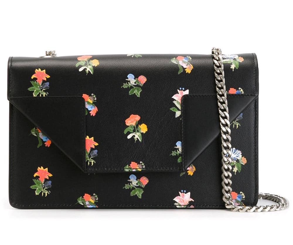 Saint Laurent Floral Print Small Betty Shoulder Bag