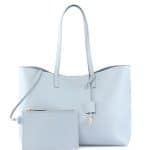 Saint Laurent Light Blue Large Shopping Tote Bag