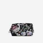 Valentino Multicolor Fantastic Animal Print Cosmetic Case