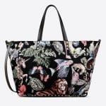 Valentino Multicolor Fantastic Animal/Camouflage Print Rockstud Reversible Tote Bag