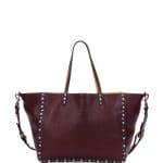 Valentino Rubin/Ochre Rockstud Reversible Tote Bag