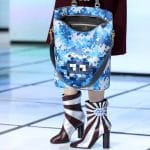 Anya Hindmarch Blue Pixelated Invaders Python Orsett Tote Bag - Fall 2016