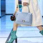 Anya Hindmarch Light Blue Bathurst Satchel Bag - Fall 2016