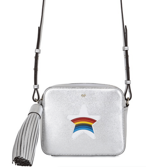 Anya Hindmarch Star Metallic Leather Shoulder Bag