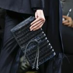 Bottega Veneta Blue/Black Embellished Clutch Bag - Fall 2016