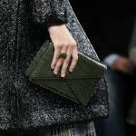 Bottega Veneta Dark Green Crocodile Envelope Clutch Bag - Fall 2016