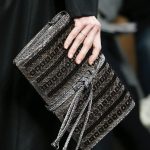 Bottega Veneta Silver/Black Embellished Clutch Bag - Fall 2016