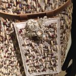 Chanel Beige Multicolor Beaded Belt Bag