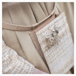 Chanel Beige/White Woven:Python Belt Bag