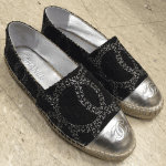 Chanel Black Leather Espadrilles 3