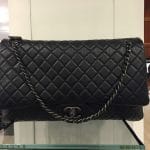 Chanel Black XXL Flap Bag 2