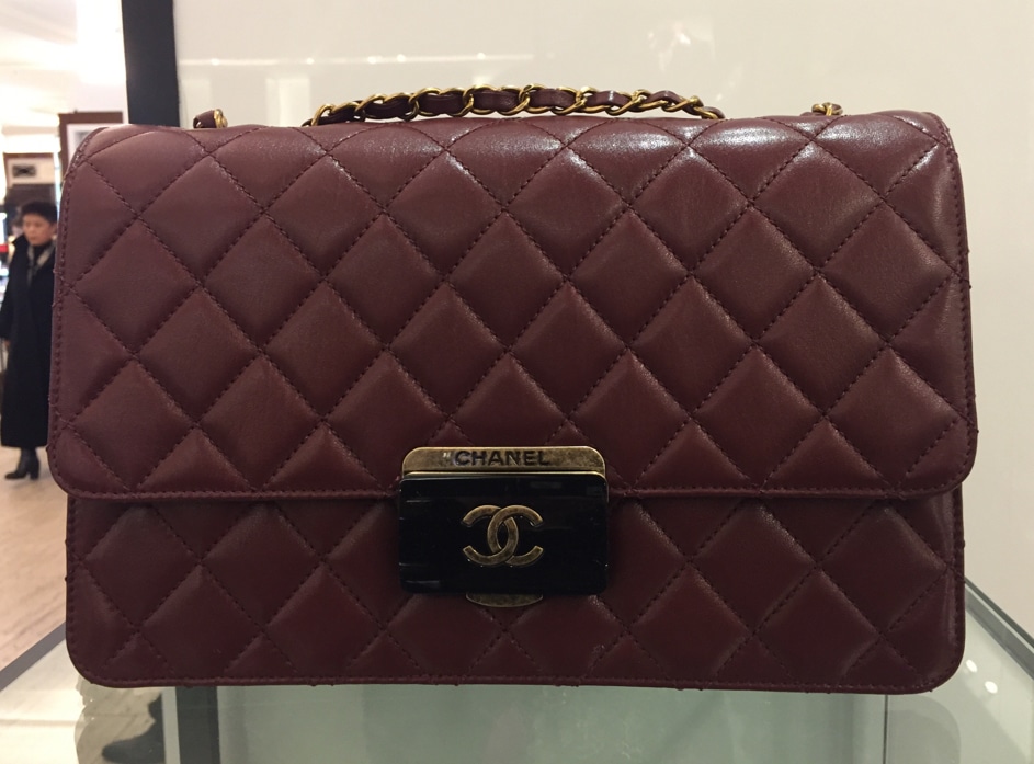 Chanel Beauty Lock Mini Flap Quilted Sheepskin Leather Bag