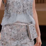 Chanel Grey Embellished Belt Bag