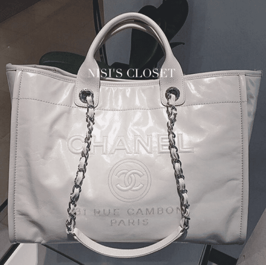 Chanel Deauville Canvas Tote Bag Reference Guide - Spotted Fashion