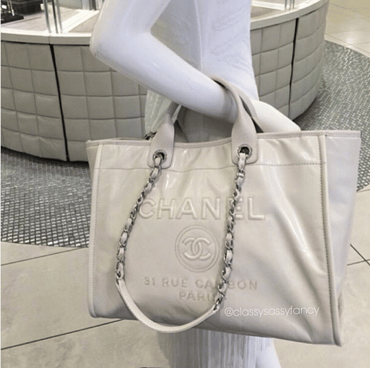 Chanel Leather Deauville Tote Bag Reference Guide - Spotted Fashion
