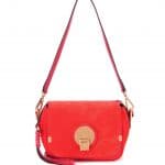 Chloe Red Suede Indy Camera Bag