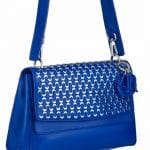 Dior Blue Embellished Be Dior Bag