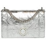 Dior Silver Diorama Flap Bag