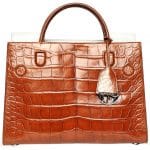 Dior Tan Crocodile Diorever Tote Bag