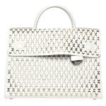 Dior White Embellished Diorever Tote Large Bag