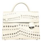 Dior White Printed Crocodile Diorever Tote Bag