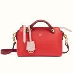 Fendi Red/Pink/Black Mini By The Way Bag