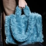 Fendi Turquoise Fur Tote Bag - Fall 2016