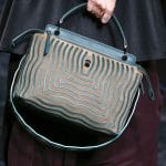 Fendi Turquoise/Brown Dot Com Bag - Fall 2016