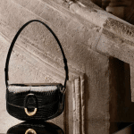 Hermes Black Crocodile Cherche Midi GM Bag