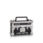 Louis Vuitton Black/Silver Petite Malle DJ Box Bag