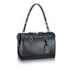 Louis Vuitton Noir with Noir and Bleu Monogram Trim Speedy Amazon MM Bag