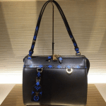 Louis Vuitton Noir with Noir and Bleu Monogram Trim Speedy Amazon MM Bag 2