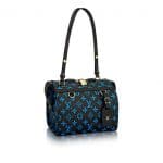 Louis Vuitton Noir/Blue Monogram Canvas Speedy Amazon PM Bag