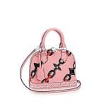 Louis Vuitton Pink Chain Flower Alma BB Bag