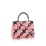 Louis Vuitton Pink Chain Flower Epi Cluny BB Bag