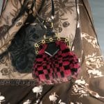 Marc Jacobs Black:Red Fur Clutch Bag - Fall 2016